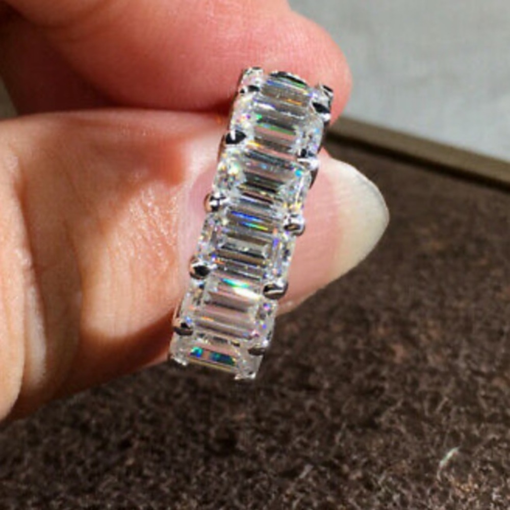 New Sterling silver diamond Earrings - Picture 1 of 4